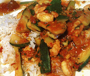 Image: Prawn and Courgette Curry