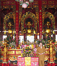 Inside one of the Temples, Long Jiang
