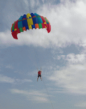 Image: Paragluiding pontoon with Pattaya in the distance - Click to Enlarge