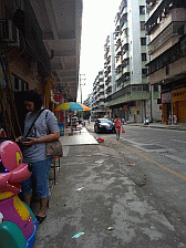Image: Our street looking towards town - Click to Enlarge